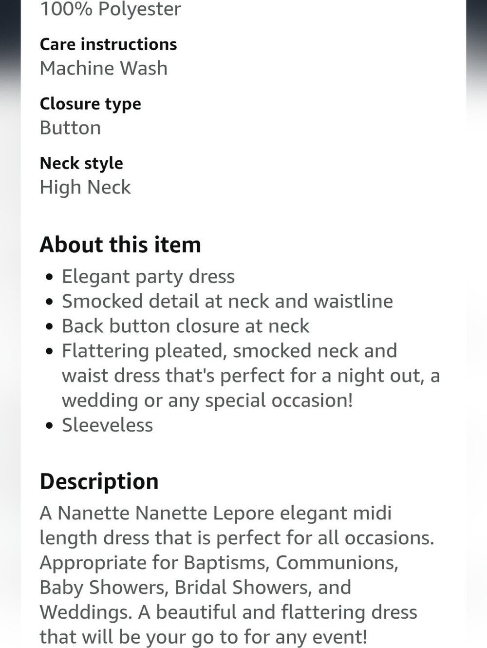 NWT Nanette Lepore Saffron Sun High Neck Smocked Pleated Midi Dress Size 14 - Picture 12 of 13